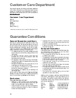 Предварительный просмотр 24 страницы Zanussi ZBQ 965 Instruction Booklet