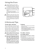 Предварительный просмотр 14 страницы Zanussi ZBS 1063 Instruction Booklet