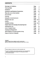 Предварительный просмотр 4 страницы Zanussi ZBS 703 A Instruction Book