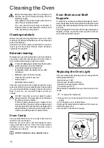 Предварительный просмотр 18 страницы Zanussi ZBS 963 Instruction Booklet