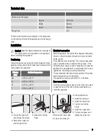 Предварительный просмотр 9 страницы Zanussi ZBT3204 User Manual