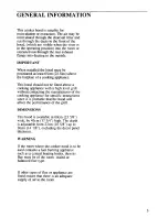 Preview for 4 page of Zanussi ZBW960 Instructions For Use And Care Manual