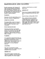 Preview for 9 page of Zanussi ZBW960 Instructions For Use And Care Manual
