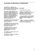 Preview for 11 page of Zanussi ZBW960 Instructions For Use And Care Manual