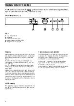 Preview for 6 page of Zanussi ZC 190 F Instruction Booklet