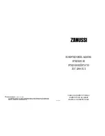 Предварительный просмотр 1 страницы Zanussi ZC 260 R3 Instruction Booklet