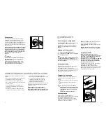 Предварительный просмотр 6 страницы Zanussi ZC 260 R3 Instruction Booklet