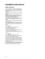 Preview for 10 page of Zanussi ZC 6685 X Installation And Operating Instructions Manual