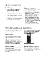 Предварительный просмотр 8 страницы Zanussi ZC 85 L Instruction Booklet