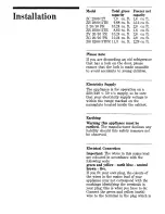 Preview for 2 page of Zanussi ZC2300/2T-ZB2500/2TR Instructions For The Use And Care