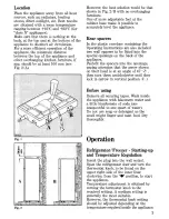 Предварительный просмотр 3 страницы Zanussi ZC2301/2T - ZF65/14 Instructions For The Use And Care