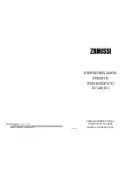 Предварительный просмотр 1 страницы Zanussi ZC246R3 Instruction Booklet