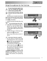 Предварительный просмотр 7 страницы Zanussi ZCB 990 Operating Instructions Manual