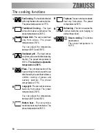 Предварительный просмотр 10 страницы Zanussi ZCB 990 Operating Instructions Manual