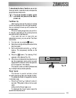 Предварительный просмотр 15 страницы Zanussi ZCB 990 Operating Instructions Manual