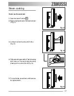 Предварительный просмотр 17 страницы Zanussi ZCB 990 Operating Instructions Manual