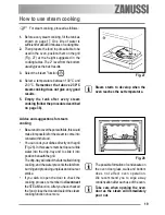 Предварительный просмотр 19 страницы Zanussi ZCB 990 Operating Instructions Manual