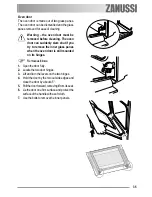 Предварительный просмотр 35 страницы Zanussi ZCB 990 Operating Instructions Manual