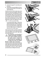 Предварительный просмотр 36 страницы Zanussi ZCB 990 Operating Instructions Manual