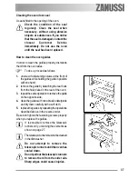 Предварительный просмотр 37 страницы Zanussi ZCB 990 Operating Instructions Manual