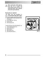 Предварительный просмотр 38 страницы Zanussi ZCB 990 Operating Instructions Manual