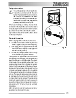 Предварительный просмотр 45 страницы Zanussi ZCB 990 Operating Instructions Manual