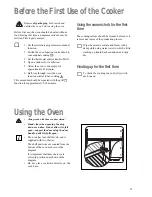 Preview for 11 page of Zanussi ZCE 620 X Instruction Booklet