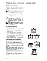 Preview for 8 page of Zanussi ZCE 700 Instruction Booklet