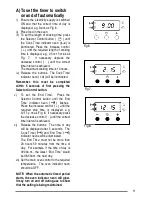 Предварительный просмотр 11 страницы Zanussi ZCE 7550 User Manual