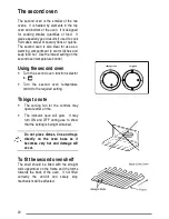 Предварительный просмотр 20 страницы Zanussi ZCE 7550 User Manual