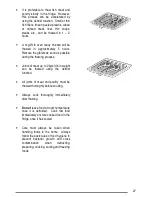 Предварительный просмотр 27 страницы Zanussi ZCE 7550 User Manual