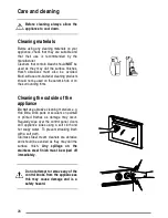 Предварительный просмотр 28 страницы Zanussi ZCE 7550 User Manual