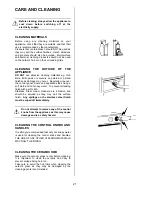 Предварительный просмотр 21 страницы Zanussi ZCE 7551 Instruction Booklet