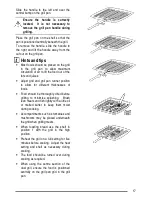 Предварительный просмотр 17 страницы Zanussi ZCE 7680 User Manual