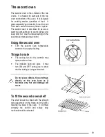 Предварительный просмотр 19 страницы Zanussi ZCE 7680 User Manual