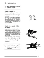 Предварительный просмотр 27 страницы Zanussi ZCE 7680 User Manual