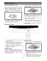 Предварительный просмотр 25 страницы Zanussi ZCE 8020AX/CH Instruction Booklet