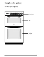 Preview for 5 page of Zanussi ZCE5200 User Manual