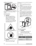 Предварительный просмотр 24 страницы Zanussi ZCE65210WA User Manual