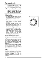 Предварительный просмотр 14 страницы Zanussi ZCE7550-ZCE7551 User Manual