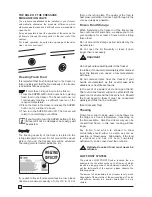 Предварительный просмотр 6 страницы Zanussi ZCF 115 C Operating And Installation Manual