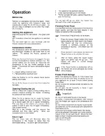 Preview for 5 page of Zanussi ZCF 127 Instruction Booklet