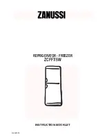 Zanussi ZCFF7/5W Instruction Booklet предпросмотр