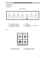 Preview for 5 page of Zanussi ZCG 531 Instruction Book