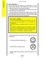 Предварительный просмотр 2 страницы Zanussi ZCG 6200 Operating And Installation Instructions