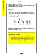 Предварительный просмотр 4 страницы Zanussi ZCG 6200 Operating And Installation Instructions