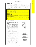 Предварительный просмотр 7 страницы Zanussi ZCG 6200 Operating And Installation Instructions