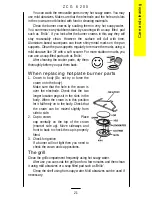 Предварительный просмотр 21 страницы Zanussi ZCG 6200 Operating And Installation Instructions