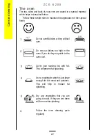 Предварительный просмотр 22 страницы Zanussi ZCG 6200 Operating And Installation Instructions