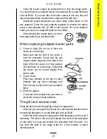 Предварительный просмотр 28 страницы Zanussi ZCG 6600 Operating And Installation Instructions